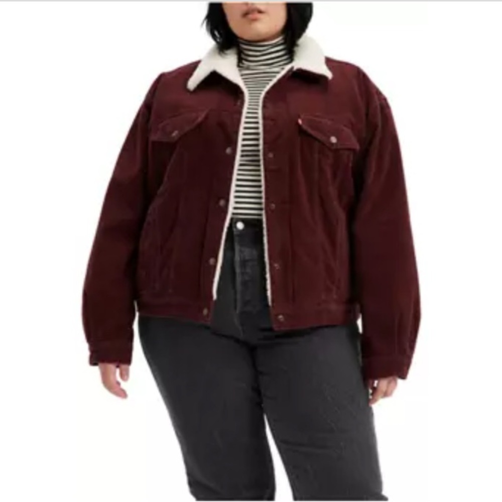 Levi’s Sherpa corduroy trucker jacket